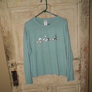 PINK Victoria's Secret Sleepwear Top Shirt Size L  (V-27)